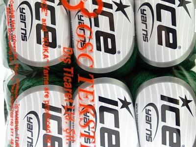 6x50gr. BABY MERINO DK Akrilik, Merino Yün Koyu yeşil Merinos, Kışlık, Bebe, Yün