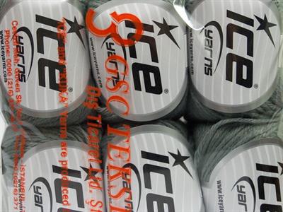 6x50gr. BABY MERINO DK Akrilik, Merino Yün Gri Merinos, Kışlık, Bebe, Yün