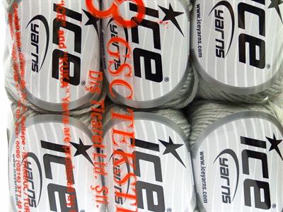 6x50gr. BABY MERINO DK Akrilik, Merino Yün Açık Gri Merinos, Kışlık, Bebe, Yün