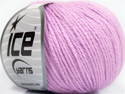 6x50gr. BABY MERINO DK Akrilik, Merino Yün Açık Lila Merinos, Kışlık, Bebe, Yün