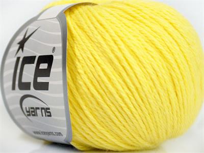 6x50gr. BABY MERINO DK Akrilik, Merino Yün Açık Sarı Merinos, Kışlık, Bebe, Yün