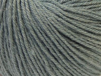 Lot of 6 Skeins Ice Yarns BABY MERINO (40% Merino Wool) Hand Knitting Yarn Grey