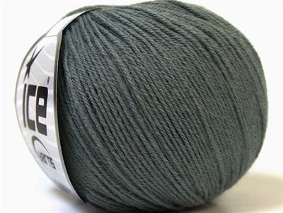 Lot of 6 Skeins Ice Yarns BABY MERINO (40% Merino Wool) Hand Knitting Yarn Grey