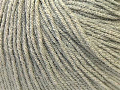 Lot of 6 Skeins Ice Yarns BABY MERINO (40% Merino Wool) Yarn Light Grey