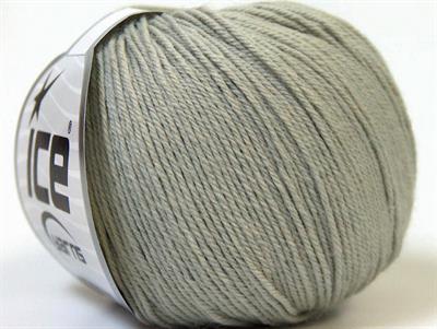 Lot of 6 Skeins Ice Yarns BABY MERINO (40% Merino Wool) Yarn Light Grey