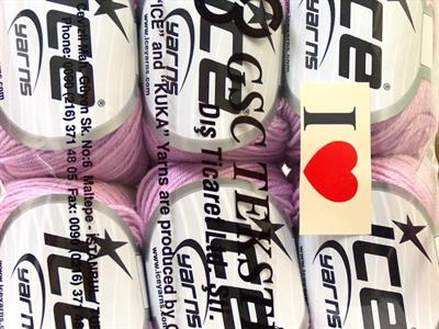 6x50gr. BABY MERINO Akrilik, Merino Yün Leylak Merinos, Kışlık, Bebe, Yün