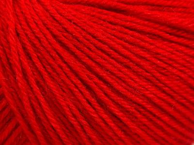 6x50gr. BABY MERINO Akrilik, Merino Yün Kırmızı Merinos, Kışlık, Bebe, Yün