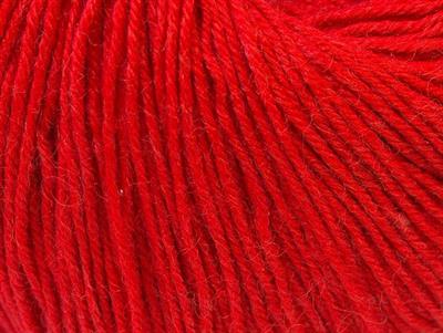 6x50gr. BABY MERINO Akrilik, Merino Yün Kırmızı Merinos, Kışlık, Bebe, Yün