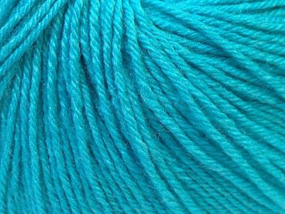 6x50gr. BABY MERINO Akrilik, Merino Yün Turkuaz Merinos, Kışlık, Bebe, Yün