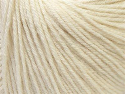Lot of 6 Skeins Ice Yarns BABY MERINO (40% Merino Wool) Yarn White