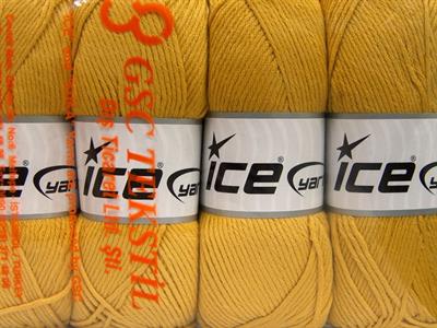 4x100gr. BABY SOFTY Akrilik, Naylon Altın Kışlık, Bebe, Düz iplikler, Worsted