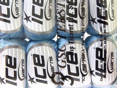 8x50gr. BABY SUMMER Akrilik, Pamuk Bebe Mavisi Bebe, Yazlık İplikler, Pamuk