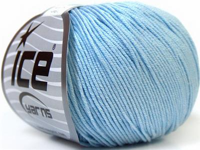 8x50gr. BABY SUMMER Akrilik, Pamuk Bebe Mavisi Bebe, Yazlık İplikler, Pamuk