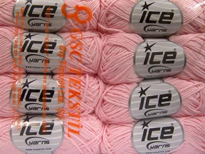 8x50gr. BABY SUMMER DK Pamuk, Akrilik Bebe Pembesi Bebe, Yazlık İplikler, Pamuk