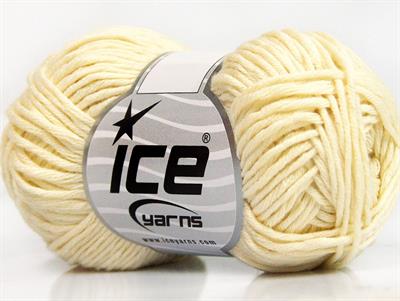 8x50gr. BABY SUMMER DK Pamuk, Akrilik Krem Bebe, Yazlık İplikler, Pamuk