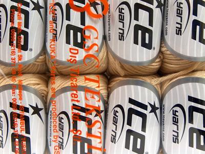 8x50gr. BABY SUMMER DK Pamuk, Akrilik Koyu Krem Bebe, Yazlık İplikler, Pamuk