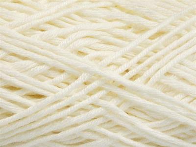 8x50gr. BABY SUMMER DK Pamuk, Akrilik Ekru Bebe, Yazlık İplikler, Pamuk