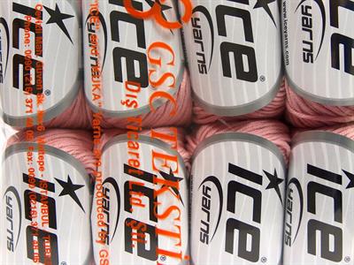 8x50gr. BABY SUMMER DK Pamuk, Akrilik Açık Pembe Bebe, Yazlık İplikler, Pamuk