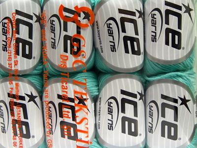 8x50gr. BABY SUMMER DK Pamuk, Akrilik Nane Yeşil Bebe, Yazlık İplikler, Pamuk