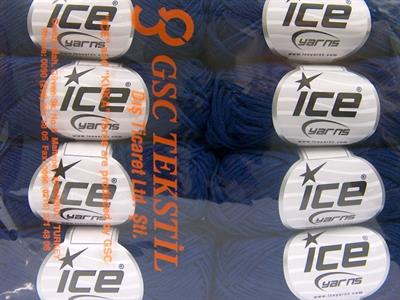 8x50gr. BABY SUMMER DK Pamuk, Akrilik lacivert Bebe, Yazlık İplikler, Pamuk