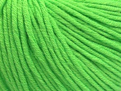 8x50gr. BABY SUMMER DK Pamuk, Akrilik Neon Yeşil Bebe, Yazlık İplikler, Pamuk