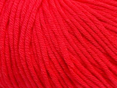 8x50gr. BABY SUMMER DK Pamuk, Akrilik Neon Pembe Bebe, Yazlık İplikler, Pamuk