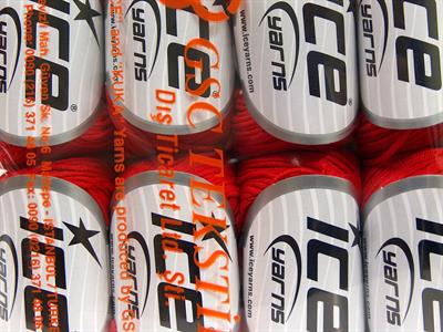 8x50gr. BABY SUMMER DK Pamuk, Akrilik Kırmızı Bebe, Yazlık İplikler, Pamuk