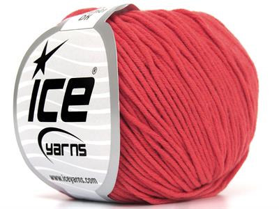 8x50gr. BABY SUMMER DK Pamuk, Akrilik Domates Kırmızı Bebe, Yazlık İplikler, Pamuk