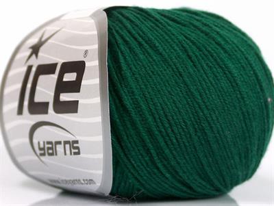 8x50gr. BABY SUMMER Akrilik, Pamuk Koyu yeşil Bebe, Yazlık İplikler, Pamuk
