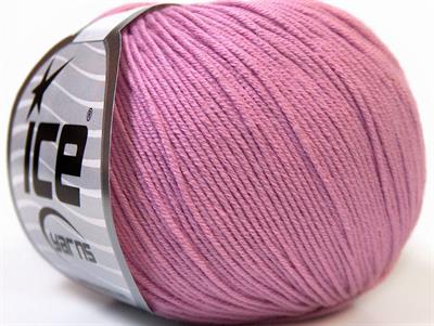 8x50gr. BABY SUMMER Akrilik, Pamuk Gül Kurusu Bebe, Yazlık İplikler, Pamuk