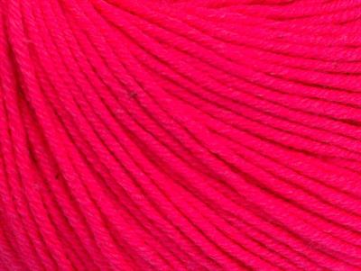 8x50gr. BABY SUMMER Akrilik, Pamuk Neon Pembe Bebe, Yazlık İplikler, Pamuk