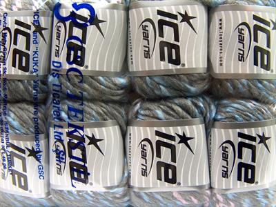 8x50gr. BABY TWIST Yün, Akrilik Açık Gri, Açık Mavi, Açık Pembe Kışlık, Yün, Kalın