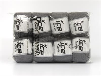 8x50gr. BAMBINO MERINO Akrilik, Merino Yün Gri Merinos, Kışlık, Bebe, Yün, Akrilik