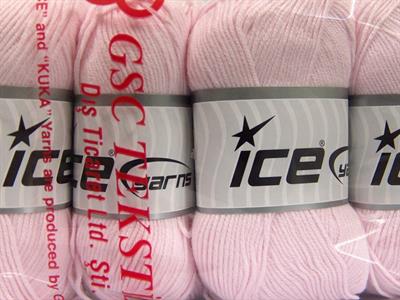 4x100gr. BAMBOO BABY Bambu Bebe Pembesi Bebe, Yazlık İplikler, Bambu, Düz iplikler