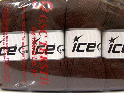 4x100gr. BAMBOO BABY Bambu Kahverengi Bebe, Yazlık İplikler, Bambu, Düz iplikler