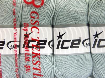 4x100gr. BAMBOO BABY Bambu Açık Gri Bebe, Yazlık İplikler, Bambu, Düz iplikler