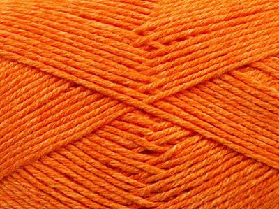 4x100gr. BAMBOO BABY Bambu Turuncu Bebe, Yazlık İplikler, Bambu, Düz iplikler