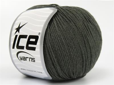 4x100gr. BAMBOO MERINO Ekstra İnce Merino Yünü, Bambu Koyu Haki Lüks, Merinos, Yazlık İplikler, Bambu, Makina Yıkama