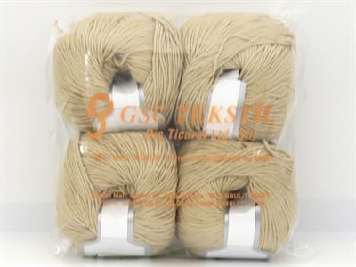 4x100gr. BAMBOO MERINO Ekstra İnce Merino Yünü, Bambu Açık Kamel Lüks, Merinos, Yazlık İplikler, Bambu, Makina Yıkama