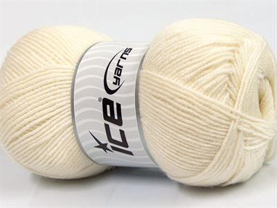 4x100gr. BAMBOO SOFT FINE Akrilik, Bambu Krem Yazlık İplikler, Bambu