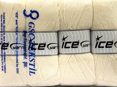 4x100gr. BAMBOO SOFT FINE Akrilik, Bambu Krem Yazlık İplikler, Bambu