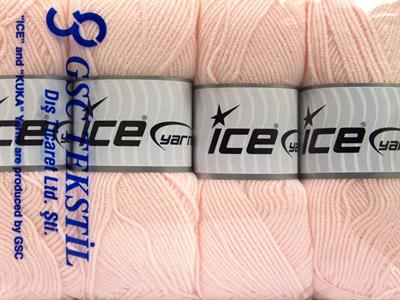 4x100gr. BAMBOO SOFT FINE Akrilik, Bambu Açık Somon Yazlık İplikler, Bambu