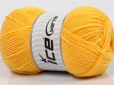 4x100gr. BAMBOO SOFT FINE Akrilik, Bambu Sarı Yazlık İplikler, Bambu