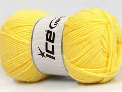 4x100gr. BAMBOO SOFT FINE Akrilik, Bambu Sarı Yazlık İplikler, Bambu