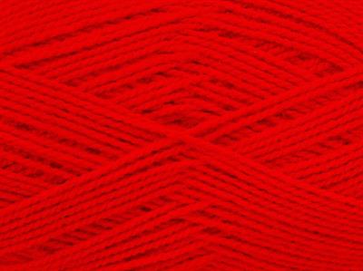 4x100gr. BARBOSA Akrilik Kırmızı Kışlık, Çok İnce, Düz iplikler, 100% Akrilik , Akrilik