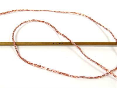 4x50gr. BELLA GLITZ Metalik Simli Bakır Metalik Simli, Yazlık İplikler