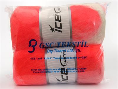 2x150gr. BELLA MOHAIR Tiftik, Akrilik Beyaz, Pembe tonları Kışlık, Yün, Tiftik, Batik Desenli, Worsted