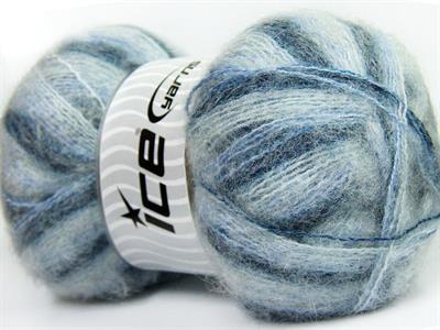 4x100gr. BERMUDA MOHAIR Akrilik, Tiftik Mavi Tonları Kışlık, Tiftik