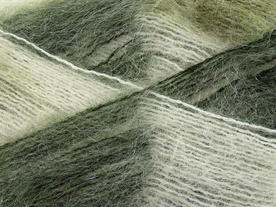 4x100gr. BERMUDA MOHAIR Akrilik, Tiftik Beyaz, Yeşil Tonları Kışlık, Tiftik