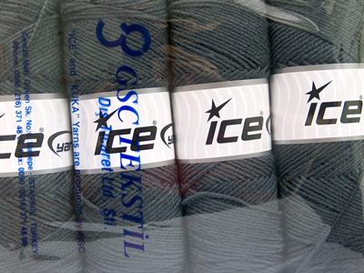 4x100gr. BONITO Akrilik, Yün Koyu Gri Kışlık, Yün